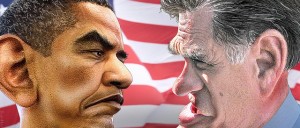 Barack Obama oder Mitt Romney? Für Russland scheint ganz gleich, wer gewinnt. (Foto: DonkeyHotey/flickr)